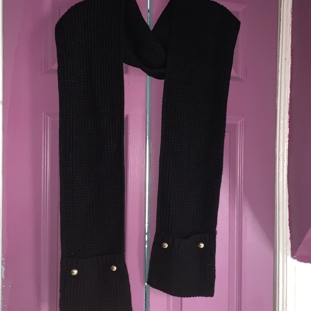 💜 Michael Kors Long Knit Scarf w Pockets